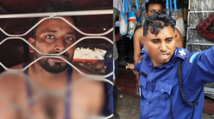 কাগজপত্র দেখতে চাওয়ায় ট্রাফিক সার্জেন্টকে মেরে রক্তাক্ত করলেন ট্রাকচালক